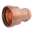SharkBite UPR017954 3 in. x 2 in. Large Copper Press Reducing Coupling (1 Bag)