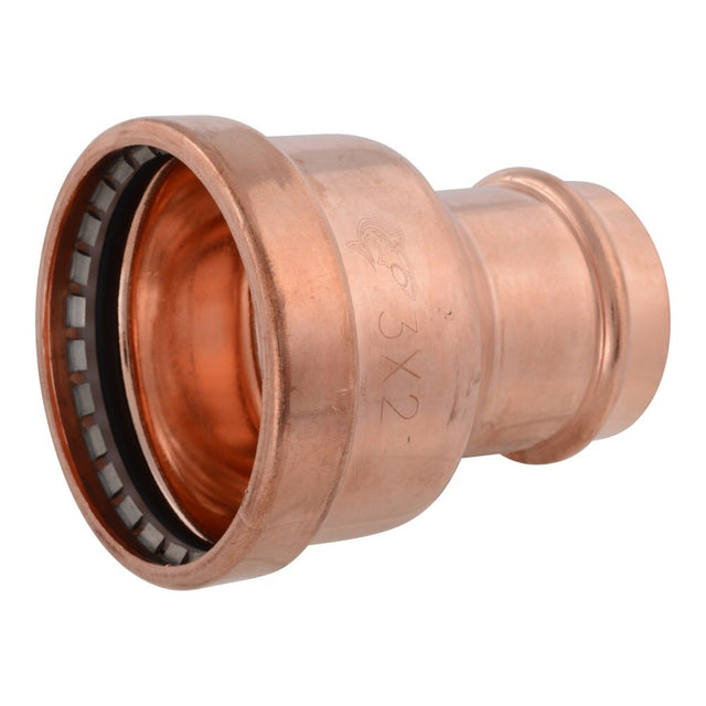 SharkBite UPR017954 3 in. x 2 in. Large Copper Press Reducing Coupling (1 Bag)