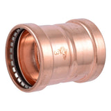 SharkBite UPR0179 3 in. Large Diameter Copper Press Coupling with Stop