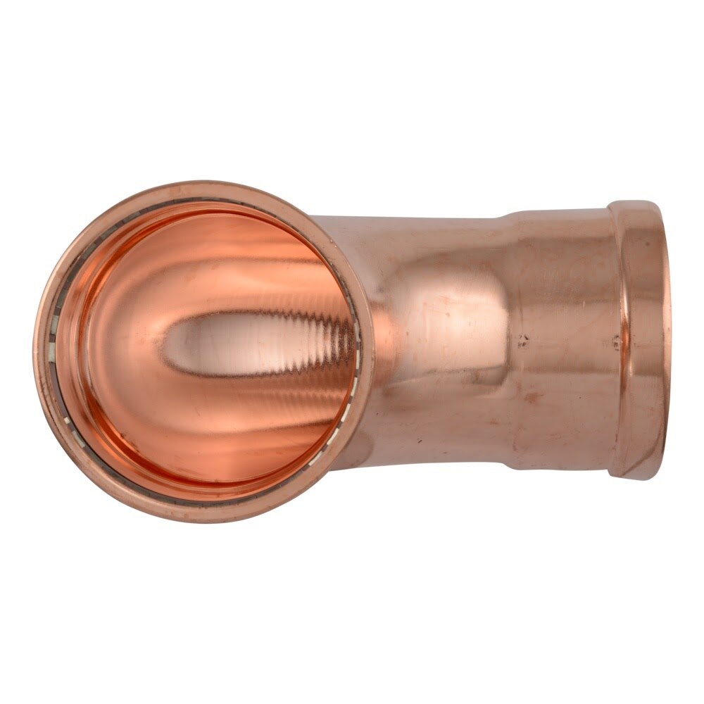 SharkBite UPR02105 4 in. Large Diameter Copper Press 90 Degree Elbow (1 Bag) - 2