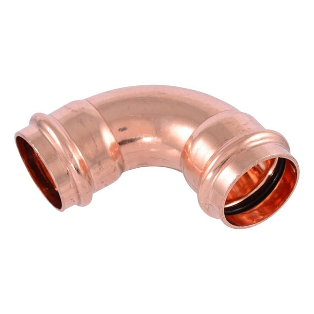 SharkBite UPR0235X2 1-1/4 in. Copper Press 90 Degree Short Radius Elbow (2 Pack)