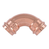 SharkBite UPR0235X2 1-1/4 in. Copper Press 90 Degree Short Radius Elbow (2 Pack) - 3