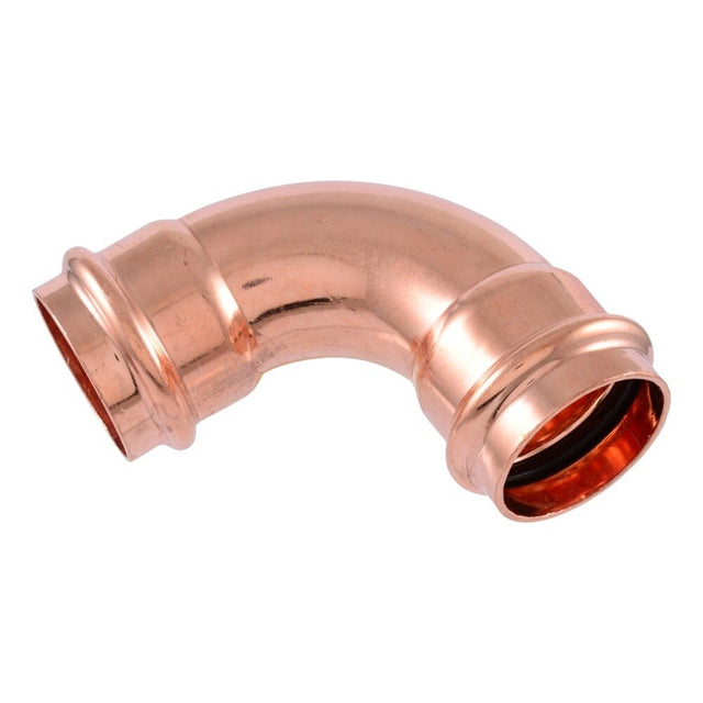 SharkBite UPR0241X2 1-1/2 in Copper Press 90 Degree Short Radius Elbow Fitting (2 Pack)