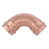 SharkBite UPR0254X2 2 in Copper Press 90 Degree Short Radius Elbow (2 Pack) - 3