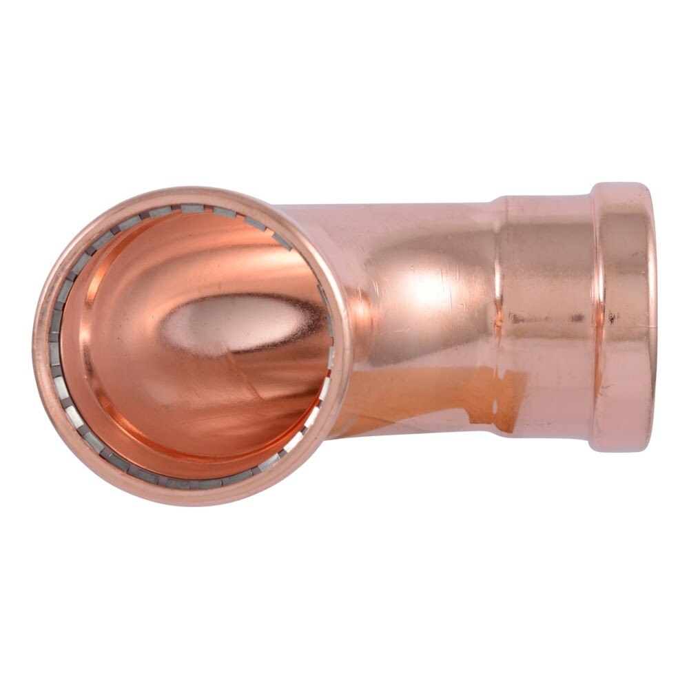 SharkBite UPR0279 3 in Large Diameter Copper Press 90 Degree Elbow (1 Bag) - 2