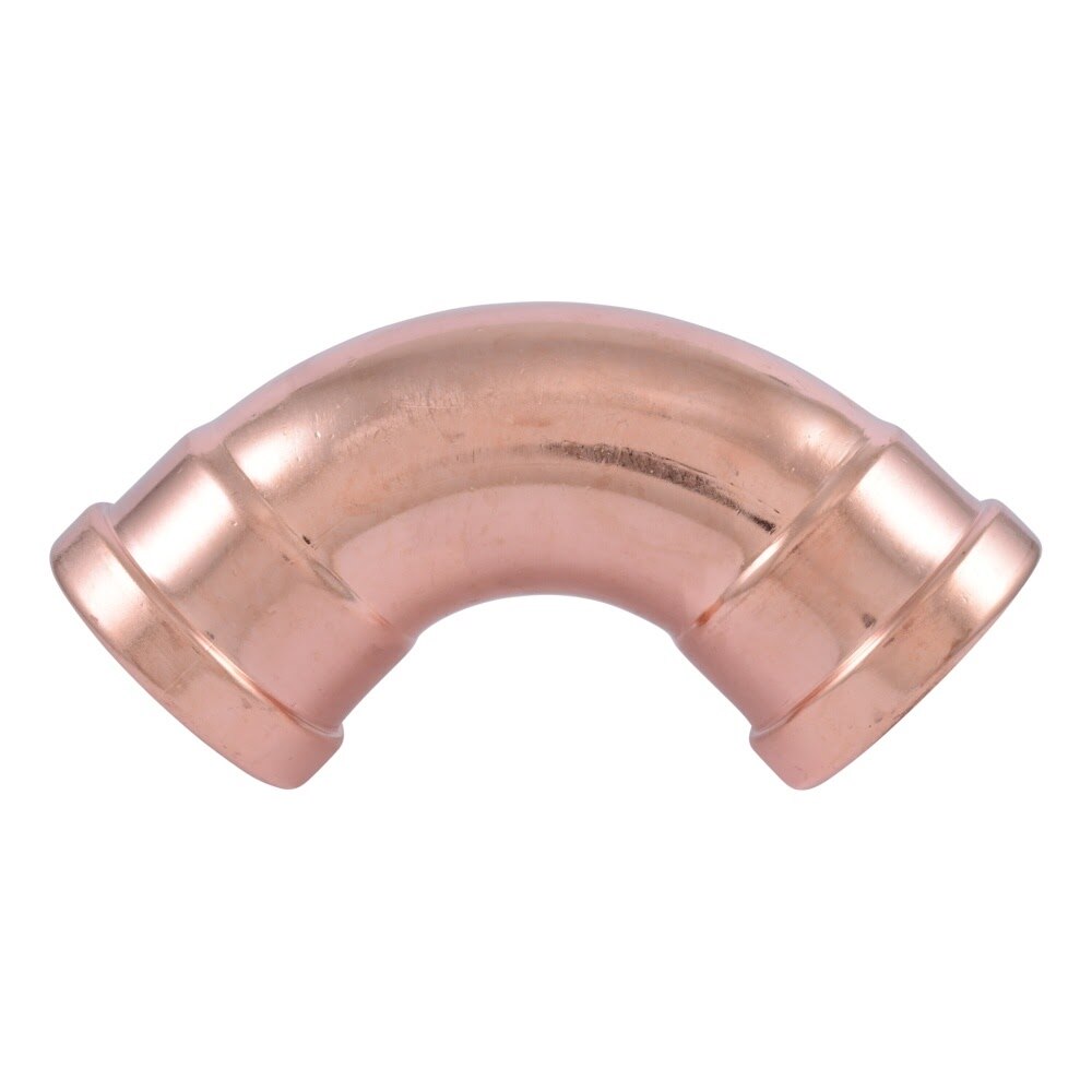 SharkBite UPR0279 3 in Large Diameter Copper Press 90 Degree Elbow (1 Bag) - 3
