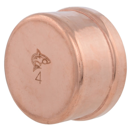 SharkBite UPR04105 4 in. Large Copper Press Cap for Large Diameter Copper Pipe (1 Bag)