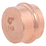 SharkBite UPR0435X5 1-1/4 in. Copper Press Cap for Potable and Hydronic Systems (5 Pack)