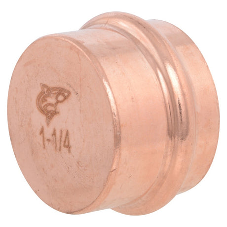 SharkBite UPR0435X5 1-1/4 in. Copper Press Cap for Potable and Hydronic Systems (5 Pack)