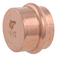 SharkBite UPR0441X5 1-1/2 in. Copper Press Cap for Sealing Pipe Ends (5 Pack)