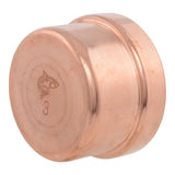 SharkBite UPR0479 3 in Large Diameter Copper Press Cap for Sealing Copper Pipe Ends (1 Bag)