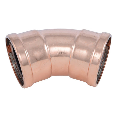 SharkBite UPR05105 4 in. x 4 in. Large Diameter Copper Press 45 Degree Elbow (1 Bag)