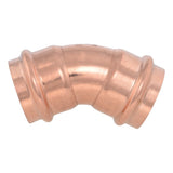 SharkBite UPR0535X4 1-1/4 in x 1-1/4 in Copper Press 45 Degree Elbow (4 Pack) - 3