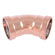 SharkBite UPR0567 2-1/2 in Large Copper Press 45 Degree Elbow (1 Bag)