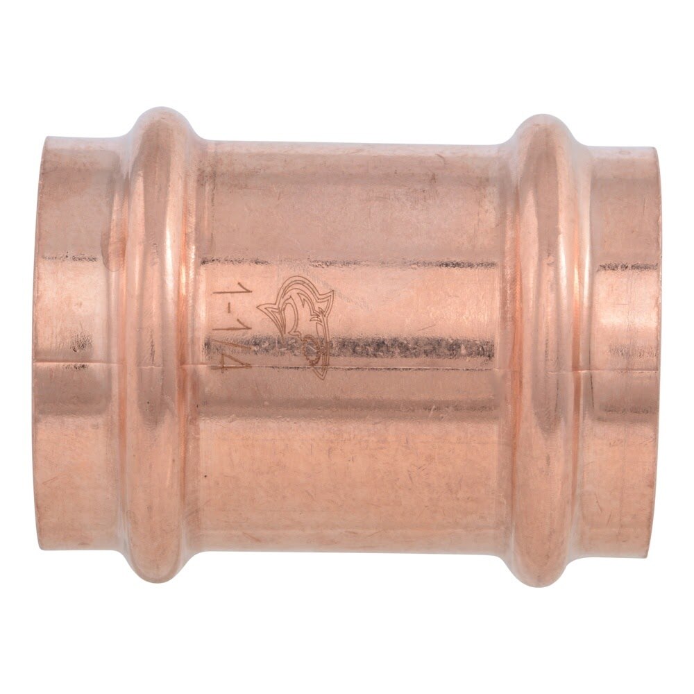 SharkBite UPR0635X4 1-1/4 in. Copper Press Repair Coupling with EPDM Seal (4 Pack) - 3
