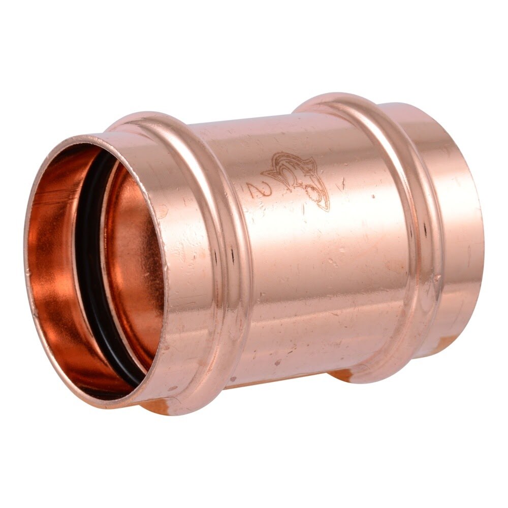 SharkBite UPR0654X2 2 in. Copper Press Repair Coupling with EPDM Seal (2 Pack)