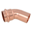 SharkBite UPR07X5 1 in. Copper Press x Fitting 45 Degree Street Elbow for Copper Pipe (5 Pack)