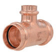 SharkBite UPR08353522X4 1-1/4 in x 1-1/4 in x 3/4 in Copper Press Reducing Tee (4 Pack)