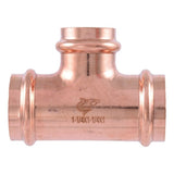 SharkBite UPR08353528X4 1-1/4 in. x 1-1/4 in. x 1 in. Copper Press Reducing Tee (4 Pack) - 3