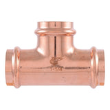 SharkBite UPR0835X2 1-1/4 in Copper Press Tee for Copper Branch Connections (2 Pack) - 3