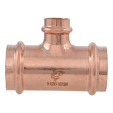 SharkBite UPR08414122X4 1-1/2 in. x 1-1/2 in. x 3/4 in. Copper Press Reducing Tee (4 Pack) - 3