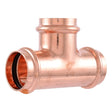 SharkBite UPR0841X2 1-1/2 in. x 1-1/2 in. x 1-1/2 in. Copper Press Tee Fitting (2 Pack)