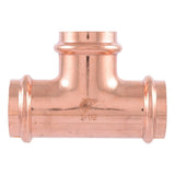 SharkBite UPR0841X2 1-1/2 in. x 1-1/2 in. x 1-1/2 in. Copper Press Tee Fitting (2 Pack) - 3