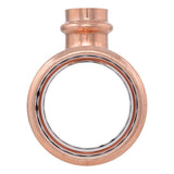 SharkBite UPR08545422 2 in. x 2 in. x 3/4 in. Copper Press Reducing Tee for Potable Water - 2
