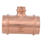SharkBite UPR08545422 2 in. x 2 in. x 3/4 in. Copper Press Reducing Tee for Potable Water - 3