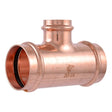 SharkBite UPR08545435 2 in x 2 in x 1-1/4 in Copper Press Reducing Tee for Potable Water