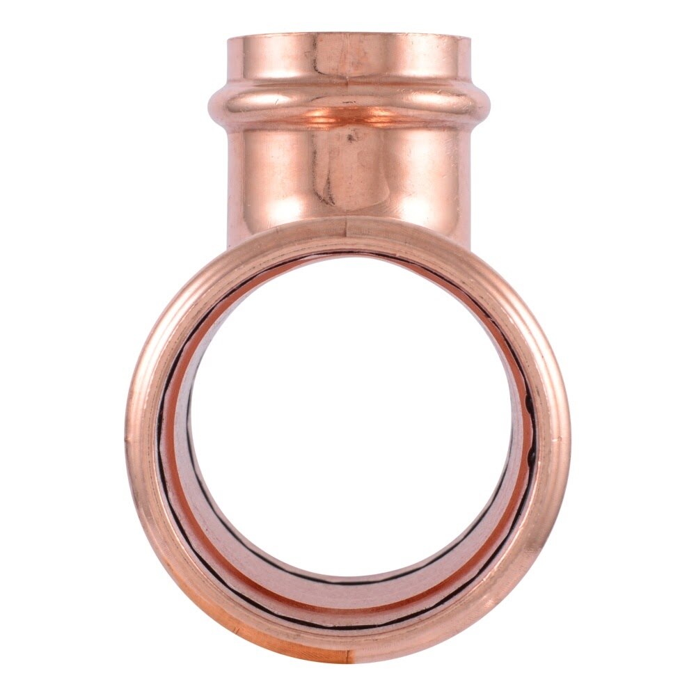 SharkBite UPR08545435 2 in x 2 in x 1-1/4 in Copper Press Reducing Tee for Potable Water - 2