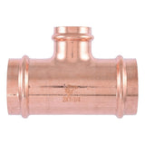 SharkBite UPR08545435 2 in x 2 in x 1-1/4 in Copper Press Reducing Tee for Potable Water - 3