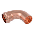 SharkBite UPR0935X2 1-1/4 in. Copper Press x Fitting 90 Degree Short Radius Street Elbow (2 Pack)