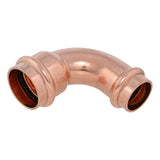 SharkBite UPR278X5 1 in. x 3/4 in. Copper Press Reducing 90 Degree Elbow (5 Pack)