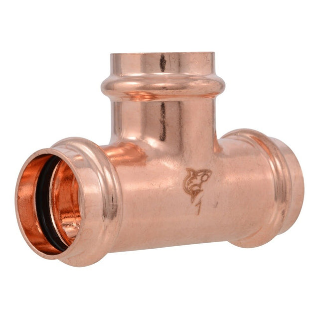 SharkBite UPR374X4 1 in Copper Press Tee Fitting for Copper Tubing (4 Pack)