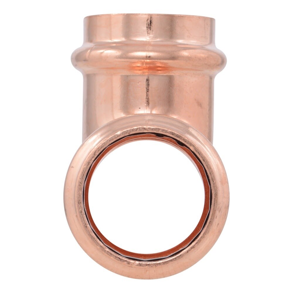 SharkBite UPR374X4 1 in Copper Press Tee Fitting for Copper Tubing (4 Pack) - 2