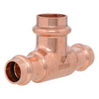 SharkBite UPR408X5 1/2 in. x 1/2 in. x 3/4 in. Copper Press Reducing Tee (5 Pack)