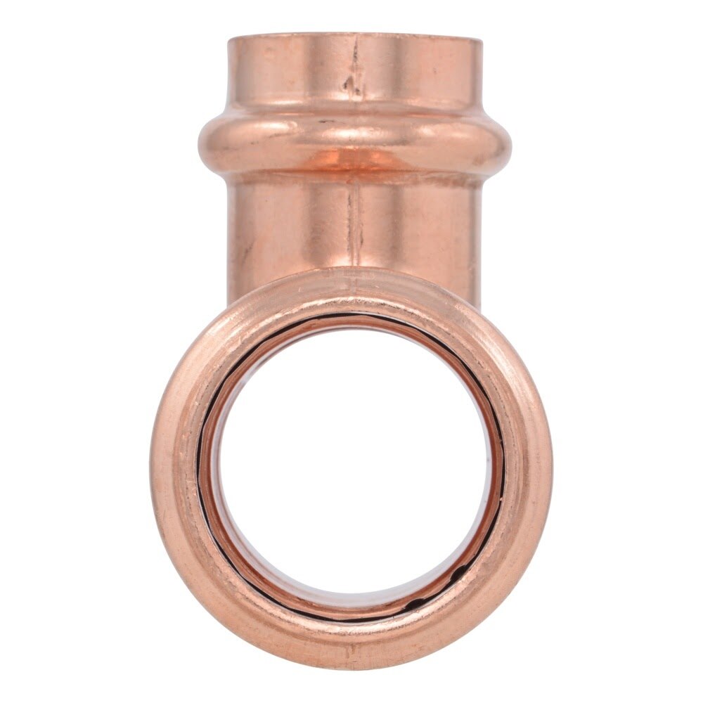 SharkBite UPR416X5 1 in x 1 in x 3/4 in Copper Press Reducing Tee (5 Pack) - 2