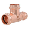 SharkBite UPR418X5 1 in x 3/4 in x 1 in Copper Press Reducing Tee (5 Pack)