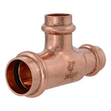 SharkBite UPR454X5 3/4 in. x 1/2 in. x 1/2 in. Copper Press Reducing Tee (5 Pack)