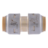 SharkBite UR008A 1/2 in. x 1/2 in. Max Brass Push to Connect Coupling Fitting - 2