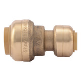 SharkBite UR050A 1/4 in 3/8 in OD x 1/2 in Push-to-Connect Brass Reducing Coupling - 2