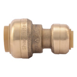 SharkBite UR050A 1/4 in 3/8 in OD x 1/2 in Push-to-Connect Brass Reducing Coupling - 2