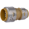 SharkBite UR060A 1 in. x 3/4 in. Push-to-Connect Brass Reducing Coupling Fitting