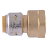 SharkBite UR068A 1/2 in. x 3/4 in. Max Brass Push-to-Connect x FNPT Reducing Adapter - 2