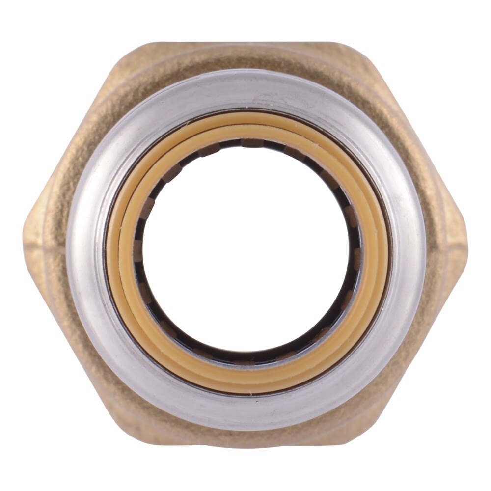 SharkBite UR068A 1/2 in. x 3/4 in. Max Brass Push-to-Connect x FNPT Reducing Adapter - 3