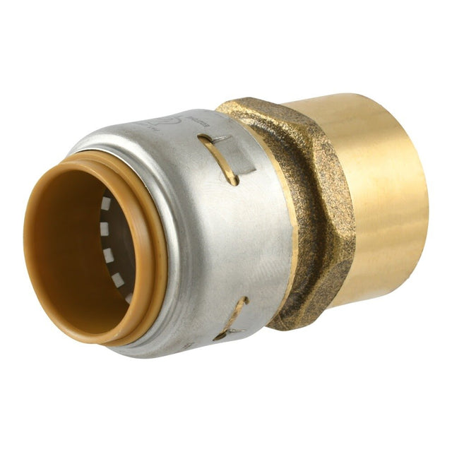 SharkBite UR088A 3/4 in. x 3/4 in. Push-to-Connect x FNPT Brass Adapter Fitting