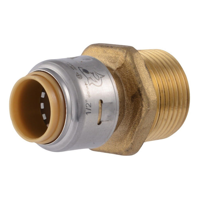 SharkBite UR116A 1/2 in. x 3/4 in. Max Push-to-Connect MNPT Reducing Adapter