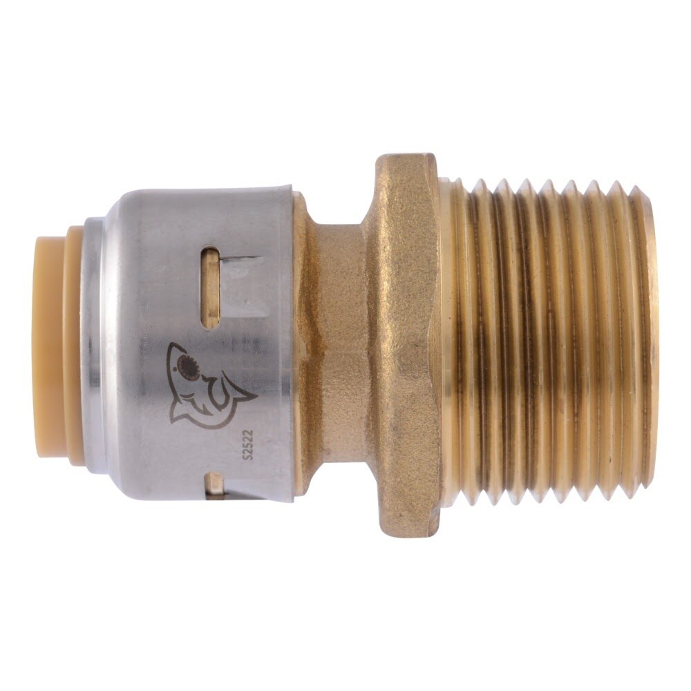 SharkBite UR116A 1/2 in. x 3/4 in. Max Push-to-Connect MNPT Reducing Adapter - 2