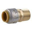 SharkBite UR120A 1/2 in. x 1/2 in. Push-to-Connect x MNPT Brass Adapter Fitting